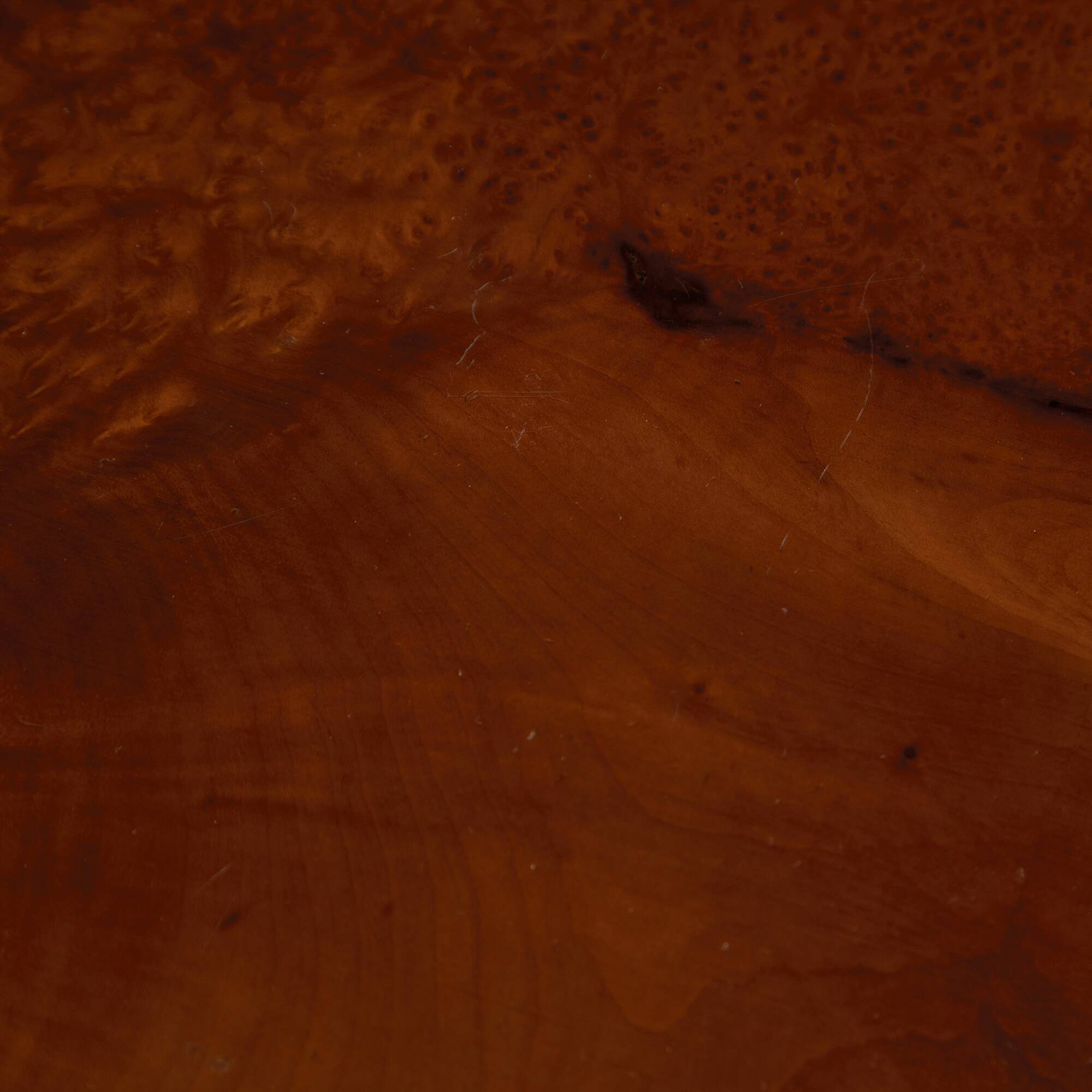 Low Square Coffee Table with Hexagon Patterns
