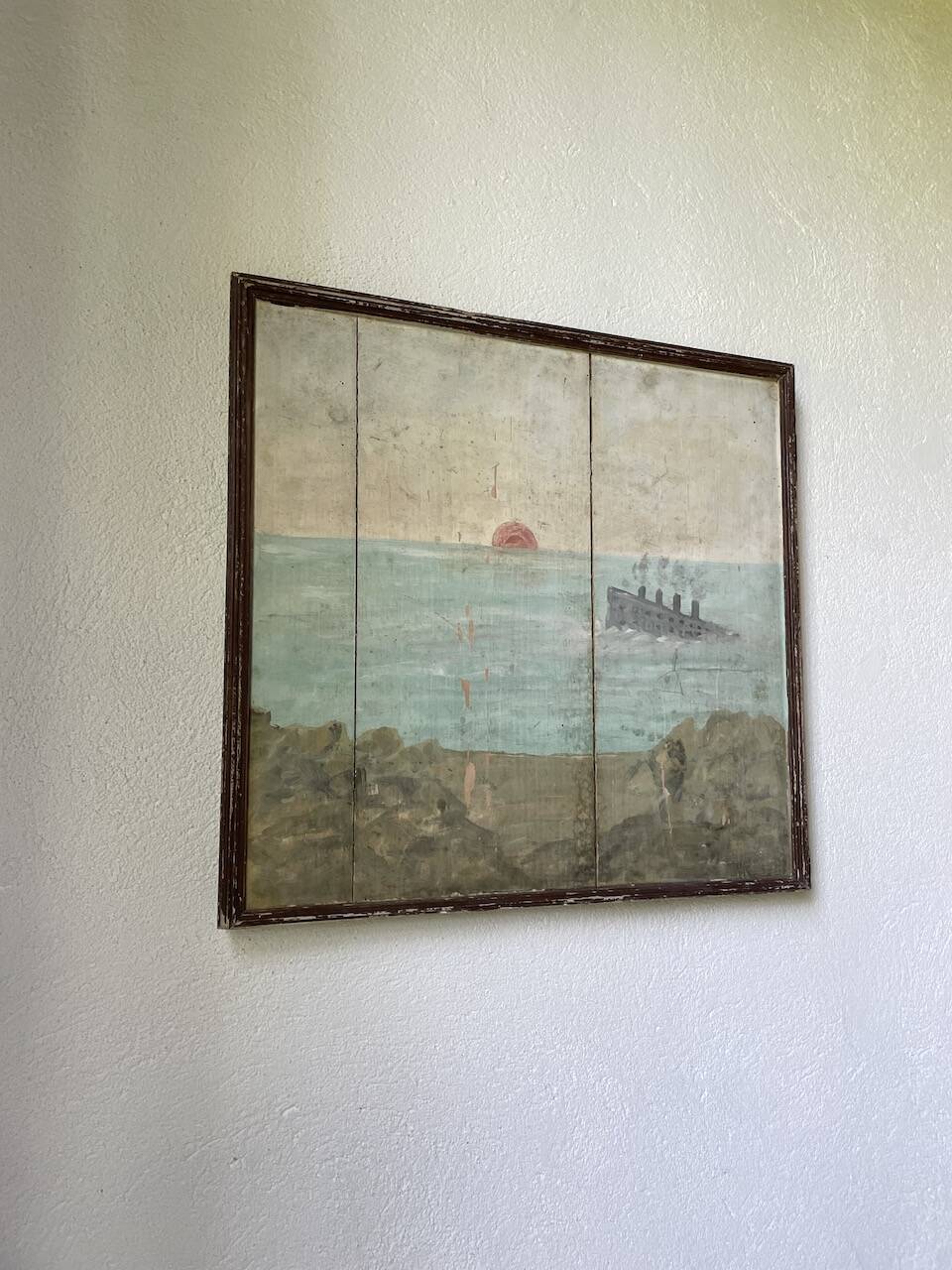 Painting on wood 1900