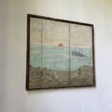 Painting on wood 1900