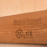 Danish rosewood desk, model 56 by Arne Wahl Iversen for Vinde Mobelfabrik 1960.