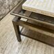 Brass coffee table attributed to Guy Lefevre for Maison Jansen