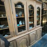 Library in natural solid cherry and ash