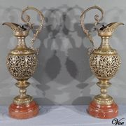Paire d’aiguières en bronze, art nouveau – 1910