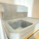 Wood and zinc sink