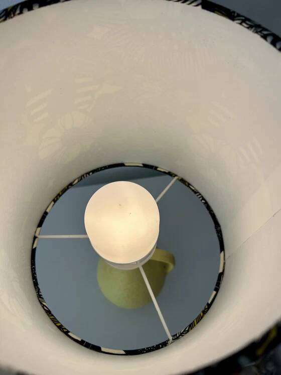 Charming 50s table lamp - cordless - suitable for outdoor use