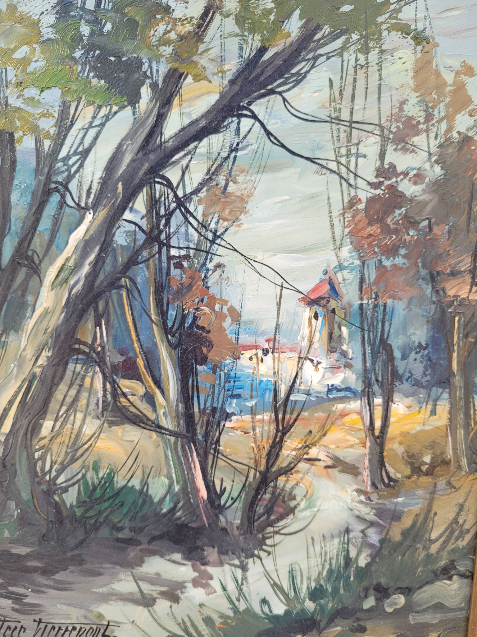 Huile sur toile