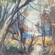 Huile sur toile