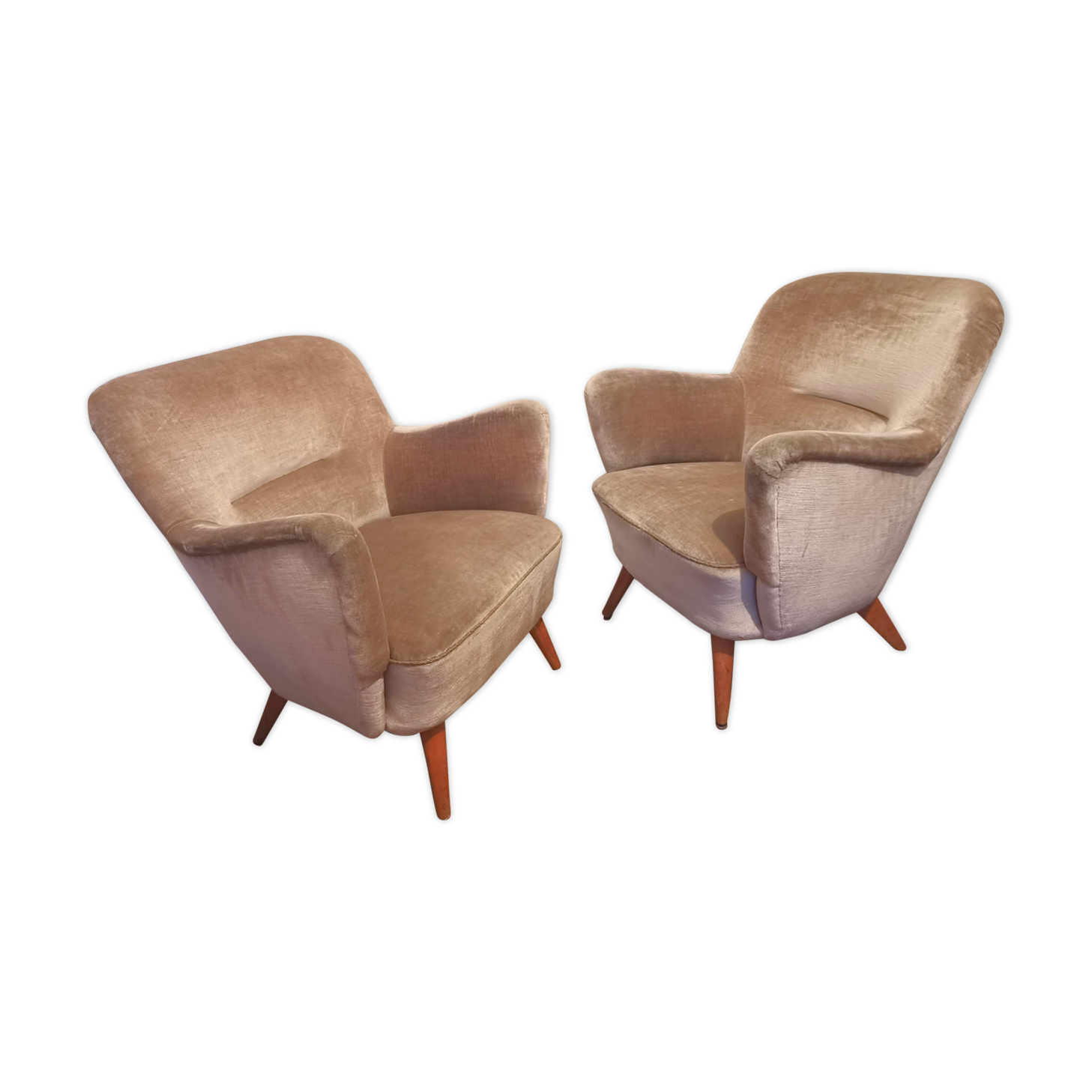 Pair of armchairs from the 50s/60s