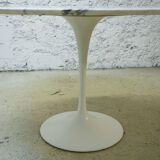 Tulip table in Calacatta marble by Eero Saarinen Ø 120 cm - Knoll - vintage