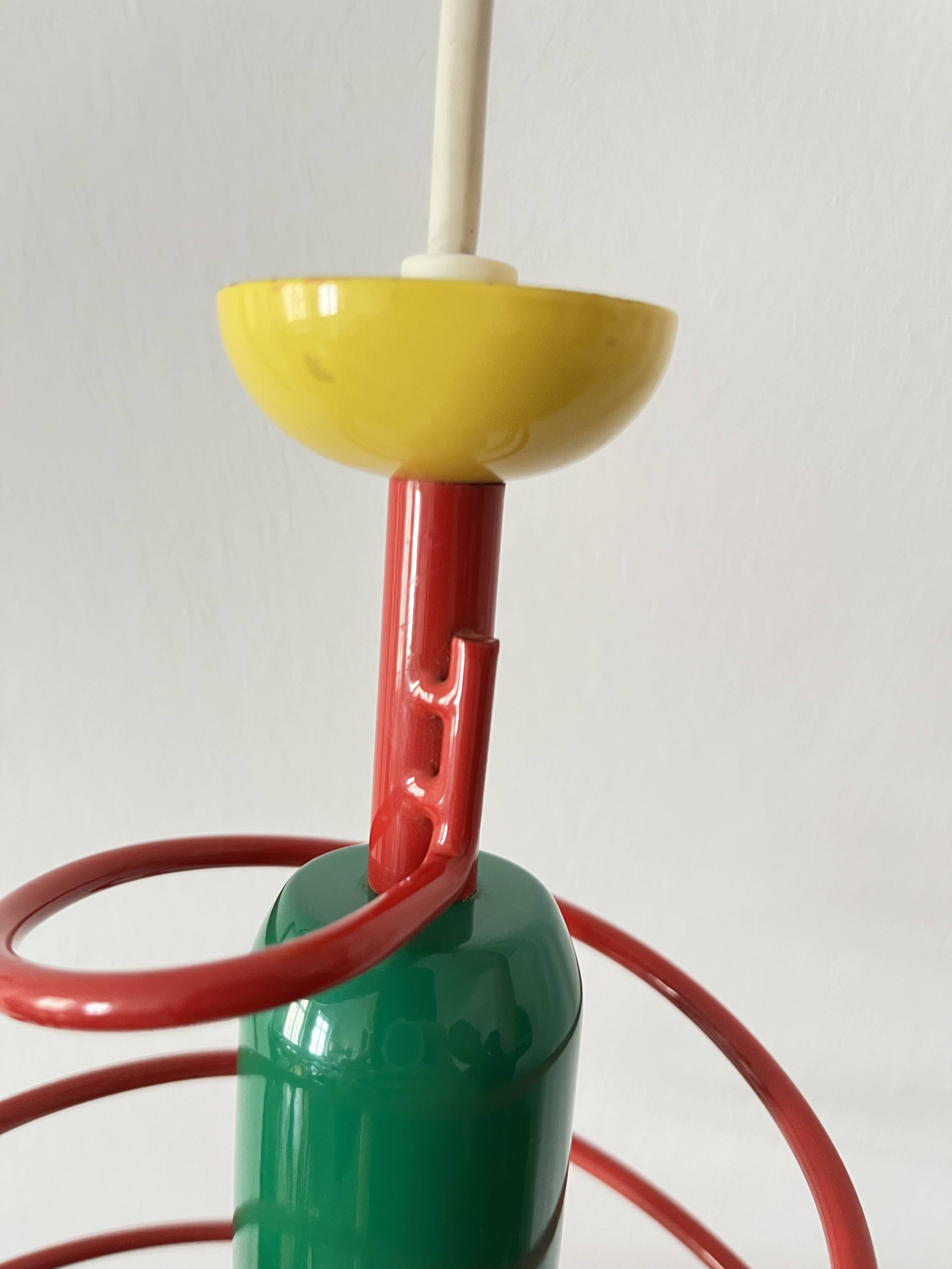 Spiral Pop Art Pendant Light, Ceiling Lamp, ESTO Austria, ´80