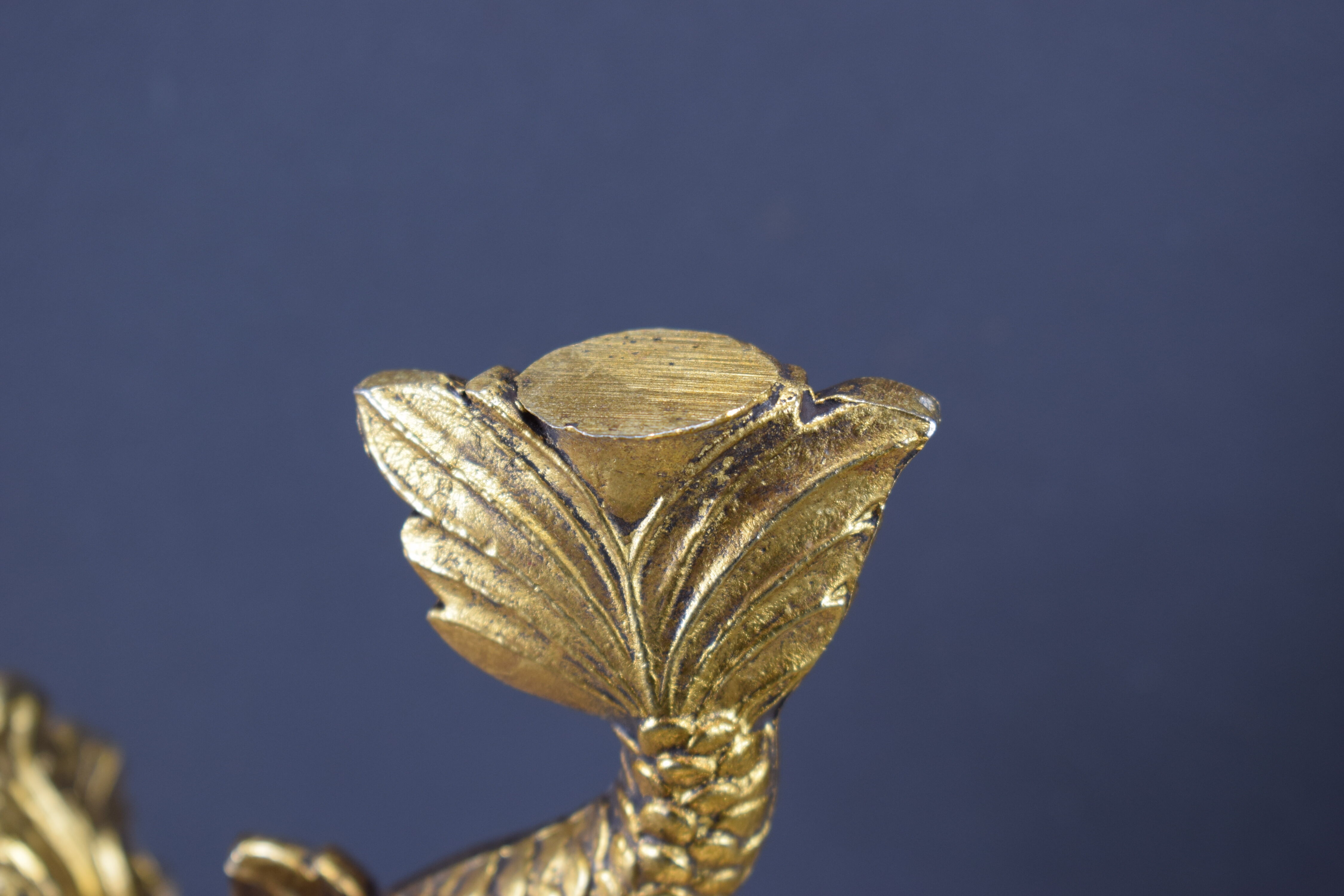 Pair of wall lamps Vintage Dauphin Brass Bathroom