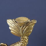 Pair of wall lamps Vintage Dauphin Brass Bathroom