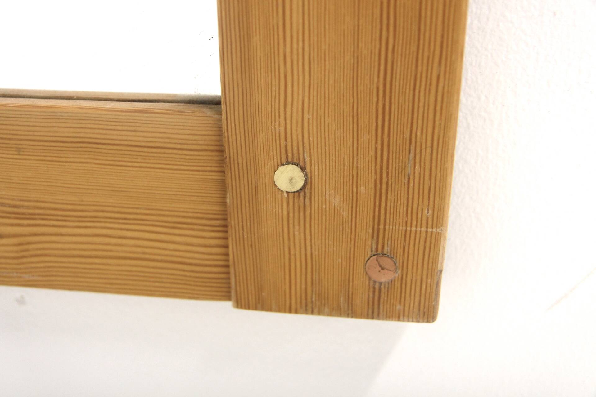 Scandinavian pine mirror, 126x70cm, Fröseke, Nybrofabriken, Sweden, 1960