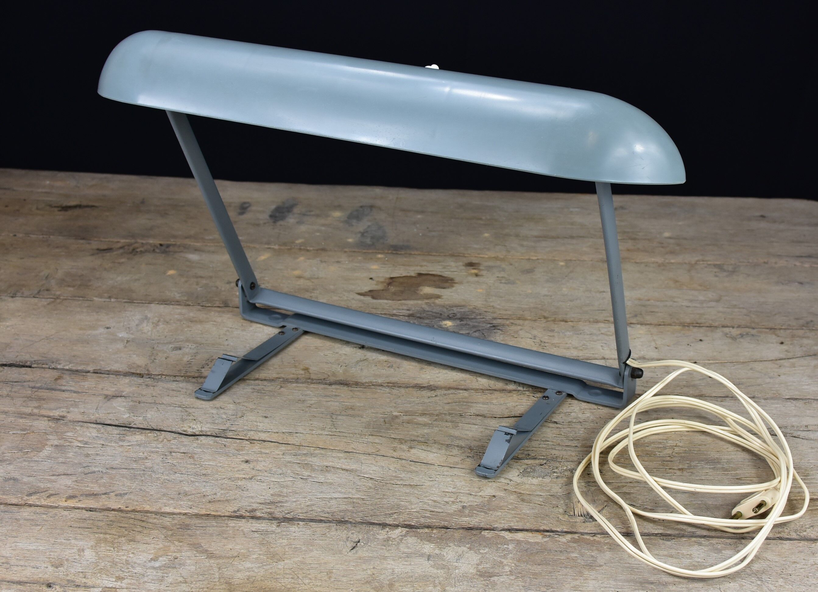 Industrial grey lamp