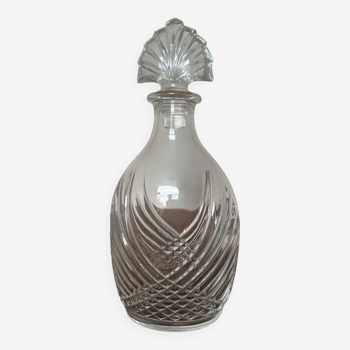 Ancienne carafe en cristal d’arques