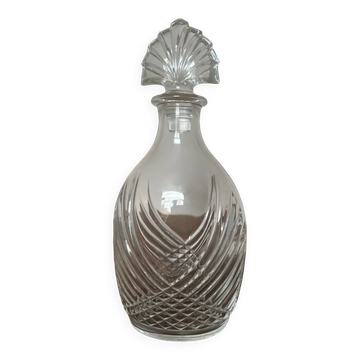 Ancienne carafe en cristal d’arques