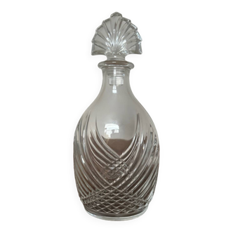 Ancienne carafe en cristal d’arques