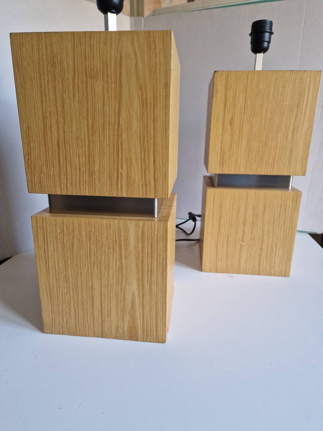 Set of 2 designer lamps from the 80s and 90s