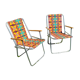Duo de chaises pliante vintage