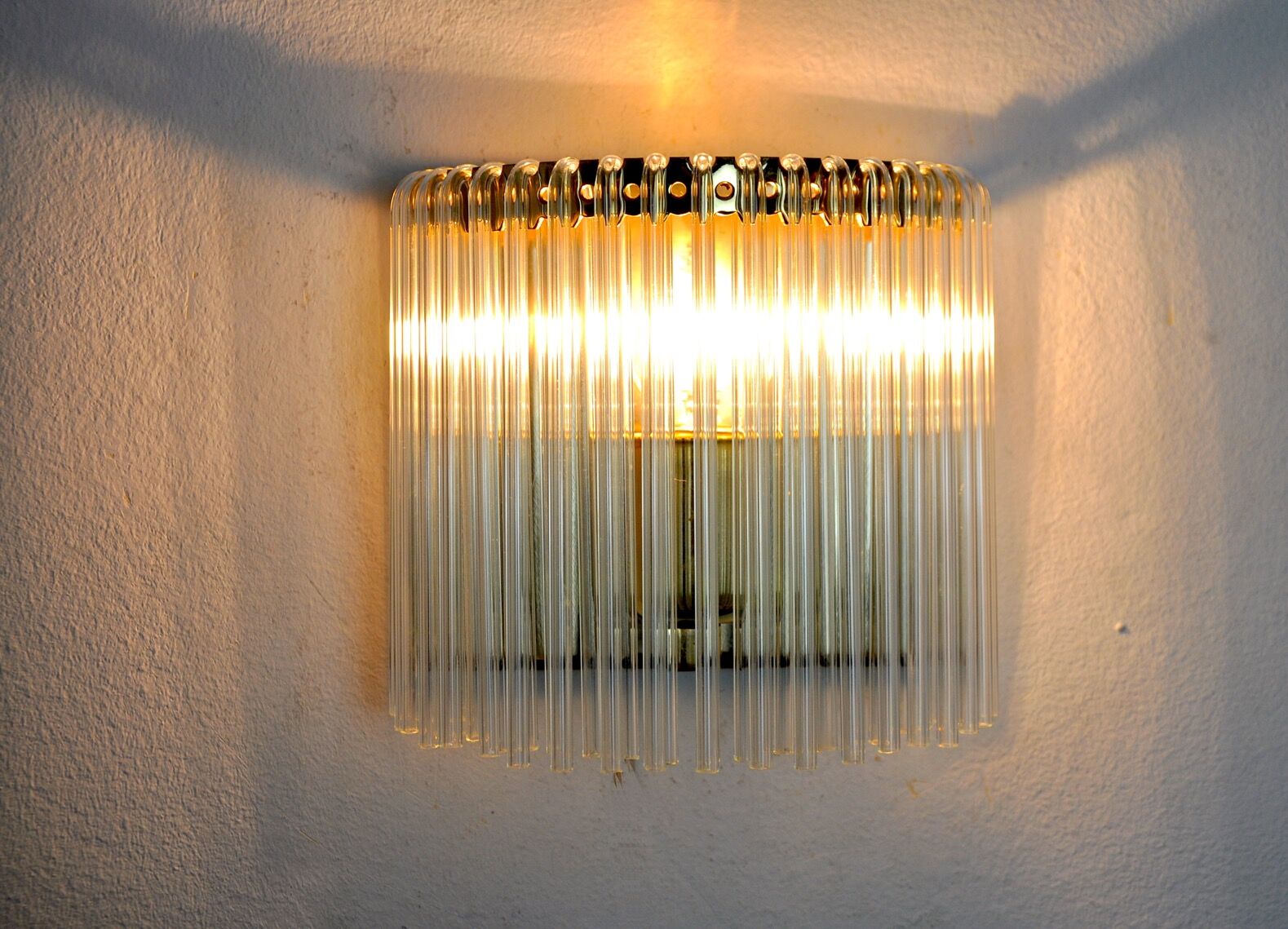 Venini glass wall lamp, Italy, 1970