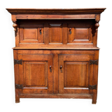 Old 18th century 2-part solid oak dresser