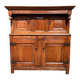 Old 18th century 2-part solid oak dresser