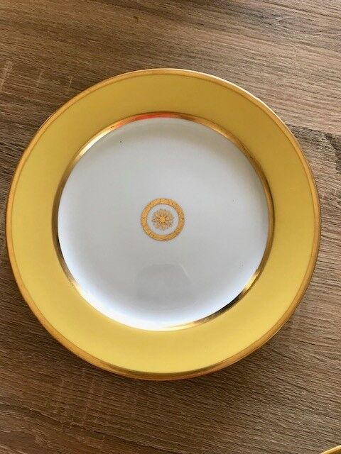 Lot 2 dessert plates bernardaud model sparta vanilla