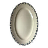 Large oval serving dish