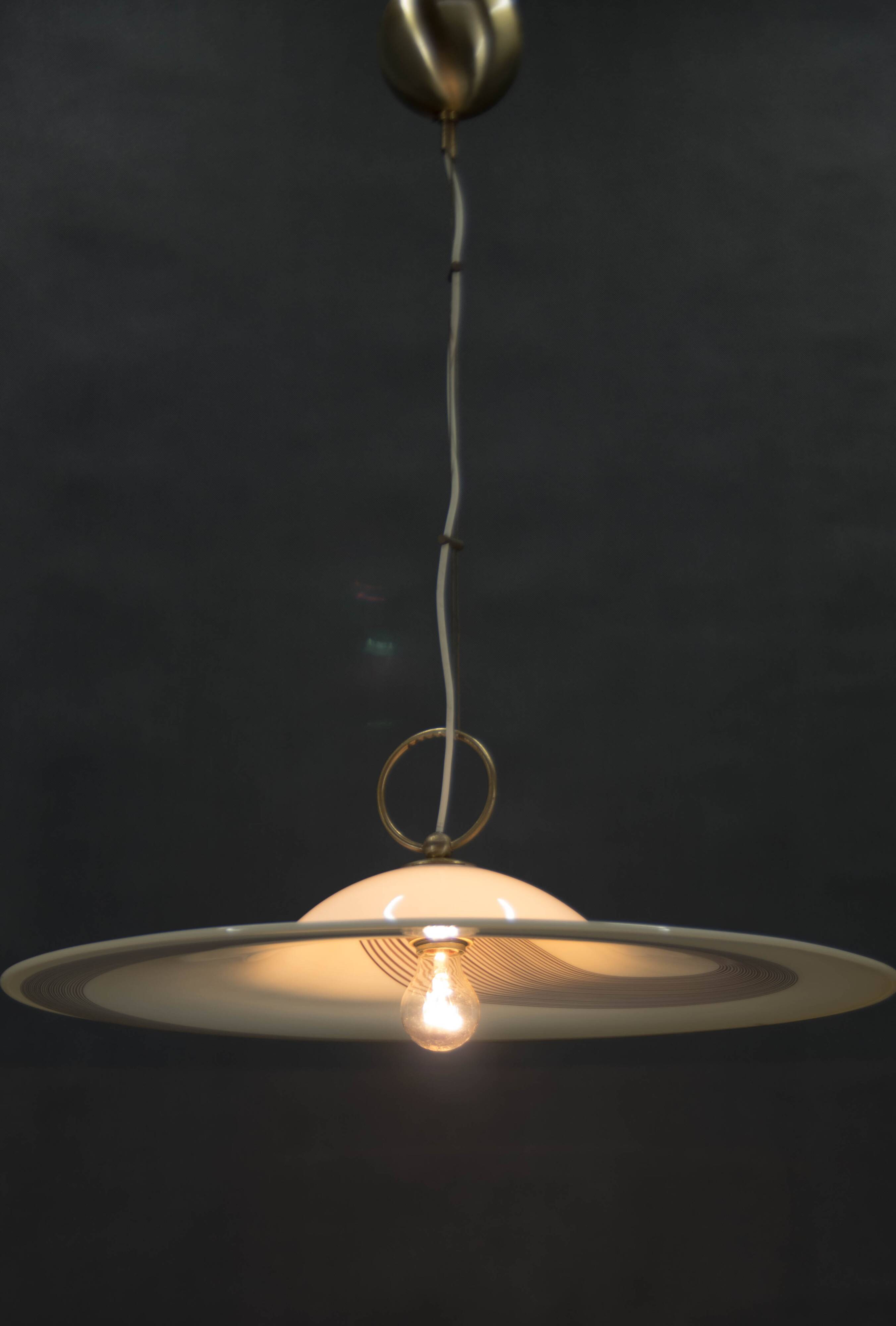 Murano Glass Pendant, Italy, 1980s