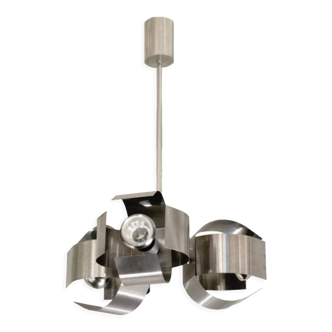 Suspension  inox fleurs