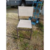 Table formica vintage jaune