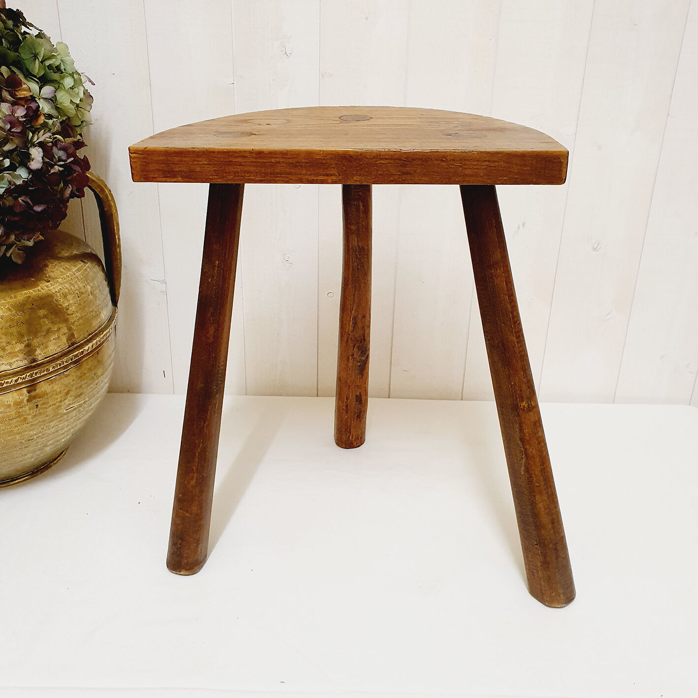 Brutalist tripod stool