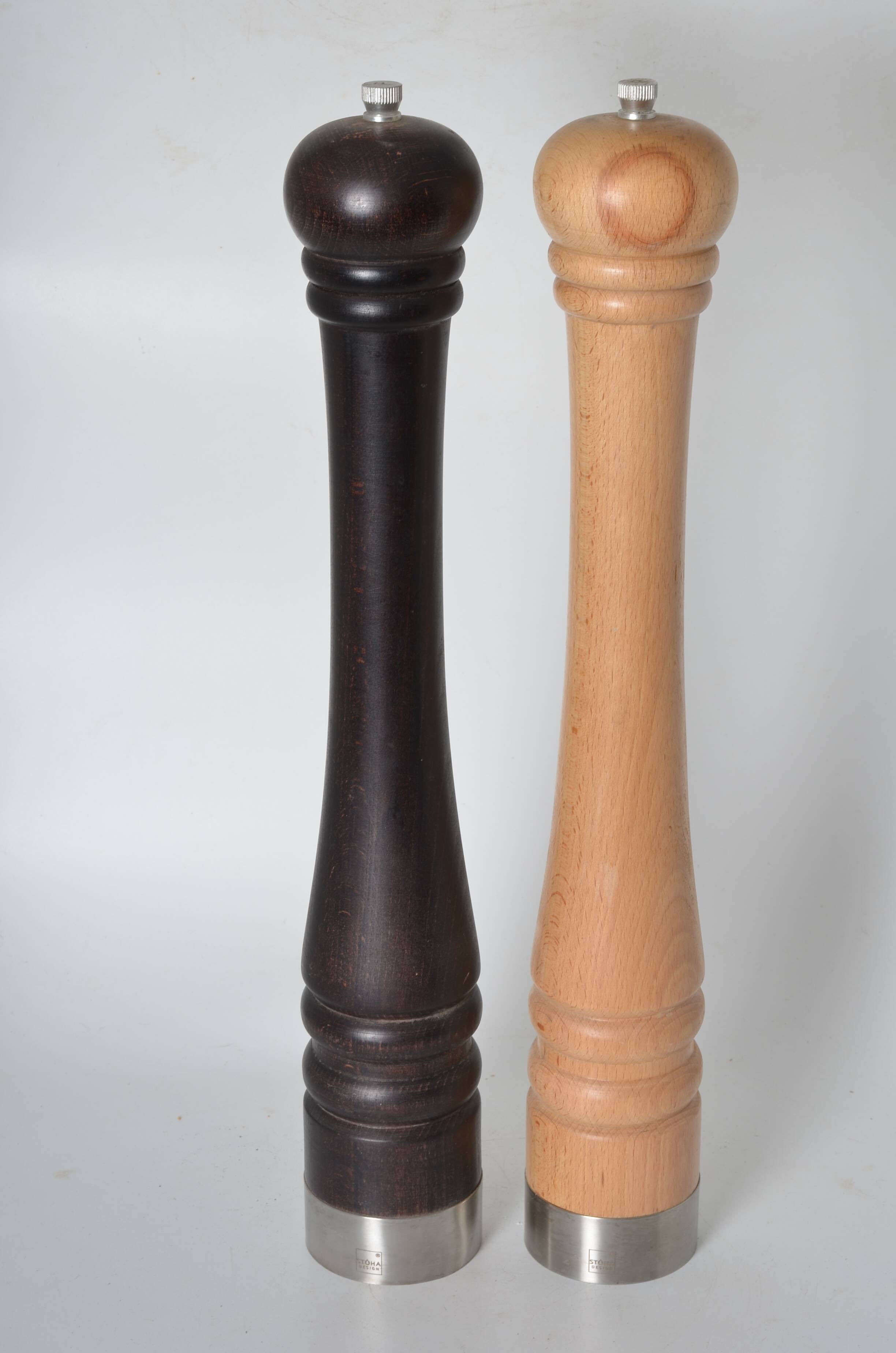 Stoha Design salt and pepper mill duo