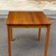 Table à manger scandinave de cuisine carrée en bois massif 75cm