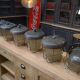 Old cast iron street lanterns 1920