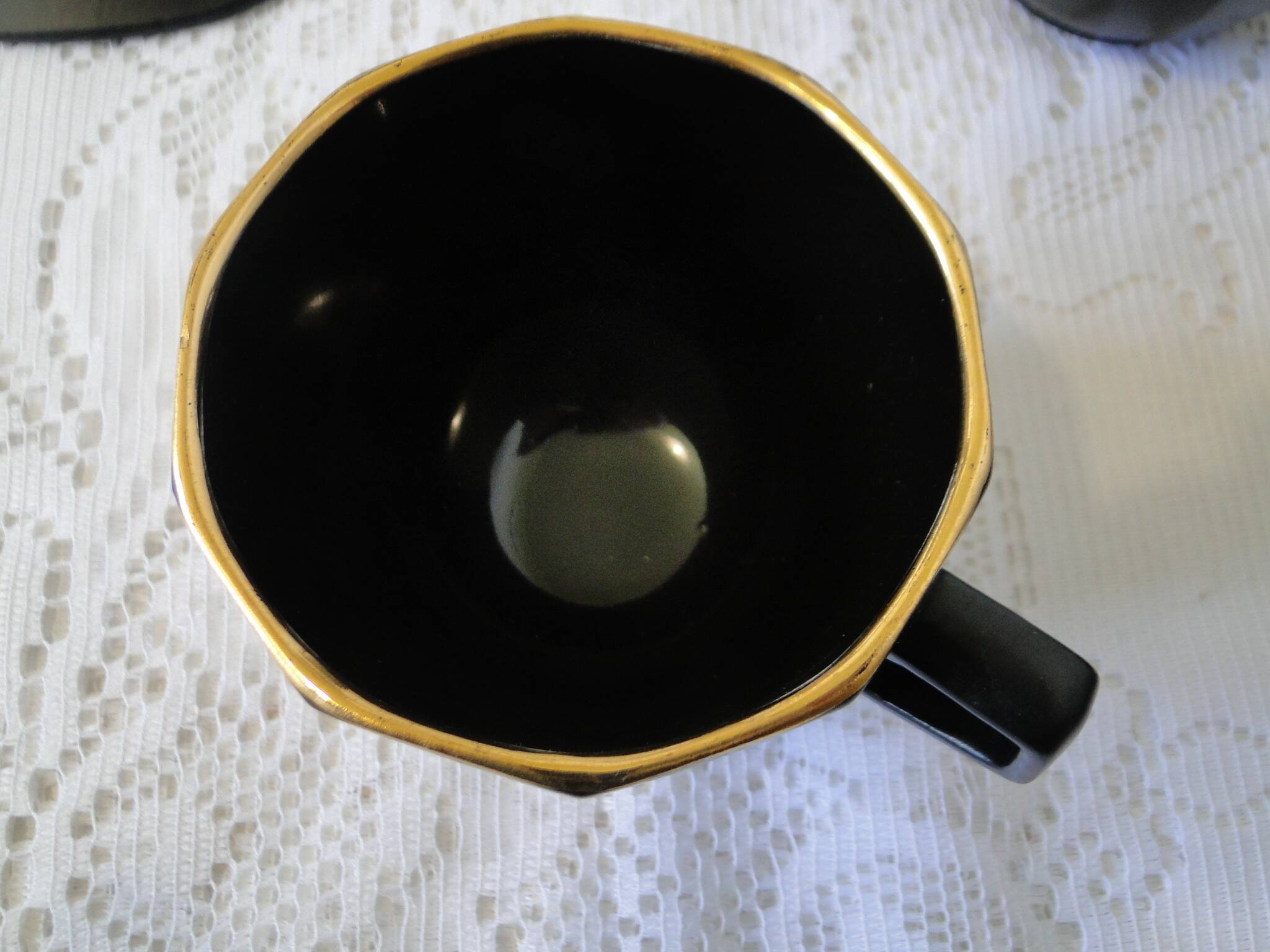 CERAMIC COFFEE OR TEA SERVICE 6 PIECES