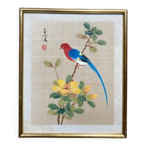 Peinture asiatique sur - soie