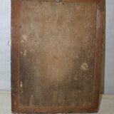 Ancien miroir piqué peinture d'époque patine usée