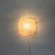 Lustre en verre ambre du milieu du siècle par Helena Tynell pour Limburg, Allemagne, années 1970