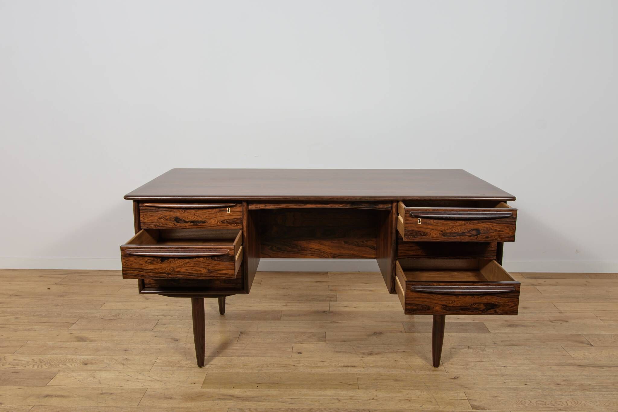 Mid-Century Rosewood Desk by Svend Åge Madsen for Falster Møbelfabrik, Denmark, 1960s