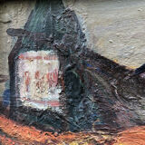 Old still life painting by A.Pietri