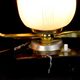 Mid 20th Century Marble Brass and Opaline Bed-Side Lamps, Maison Arlus, France - a Pair