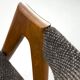 Chaise Compass en teck par Kai Kristiansen pour SVA Møbler, 1960