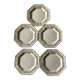 Set of 5 dessert plates by Johnson Brothers, dimensions: diameter - 19.5 cm -