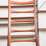 Series of 4 danish chairs in teck, model Liz of Designer Niels Kofoed 1960