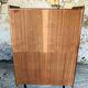 Storage cabinet with double compartment, metal feet circa 60's