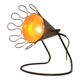 Mid-century German brass table lamp or floor lamp from the 1950s.