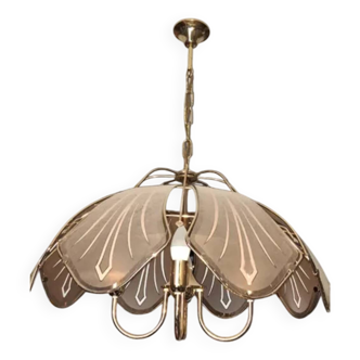 Flower-shaped ceiling light