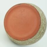 Vase en céramique u-keramik du début des années 1960, modèle no. 137/30 décor éléphants et palmiers