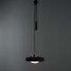 Vintage aluminium and methacrylate suspension, Italy, 1960s.